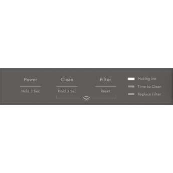 GE 15 Inch Under Ice Maker with Nugget Ice, 50lbs Daily Production, 26 Lbs. Capacity, Wi-Fi Connectivity, LED Lighting, Ice Scoop, Clean Reminder Light, and UL Listed: Panel Ready — thumbnail 13